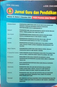 Image of Jurnal guru dan pendidikan