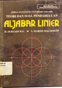 Teori dan soal pendahuluan Aljabar linier